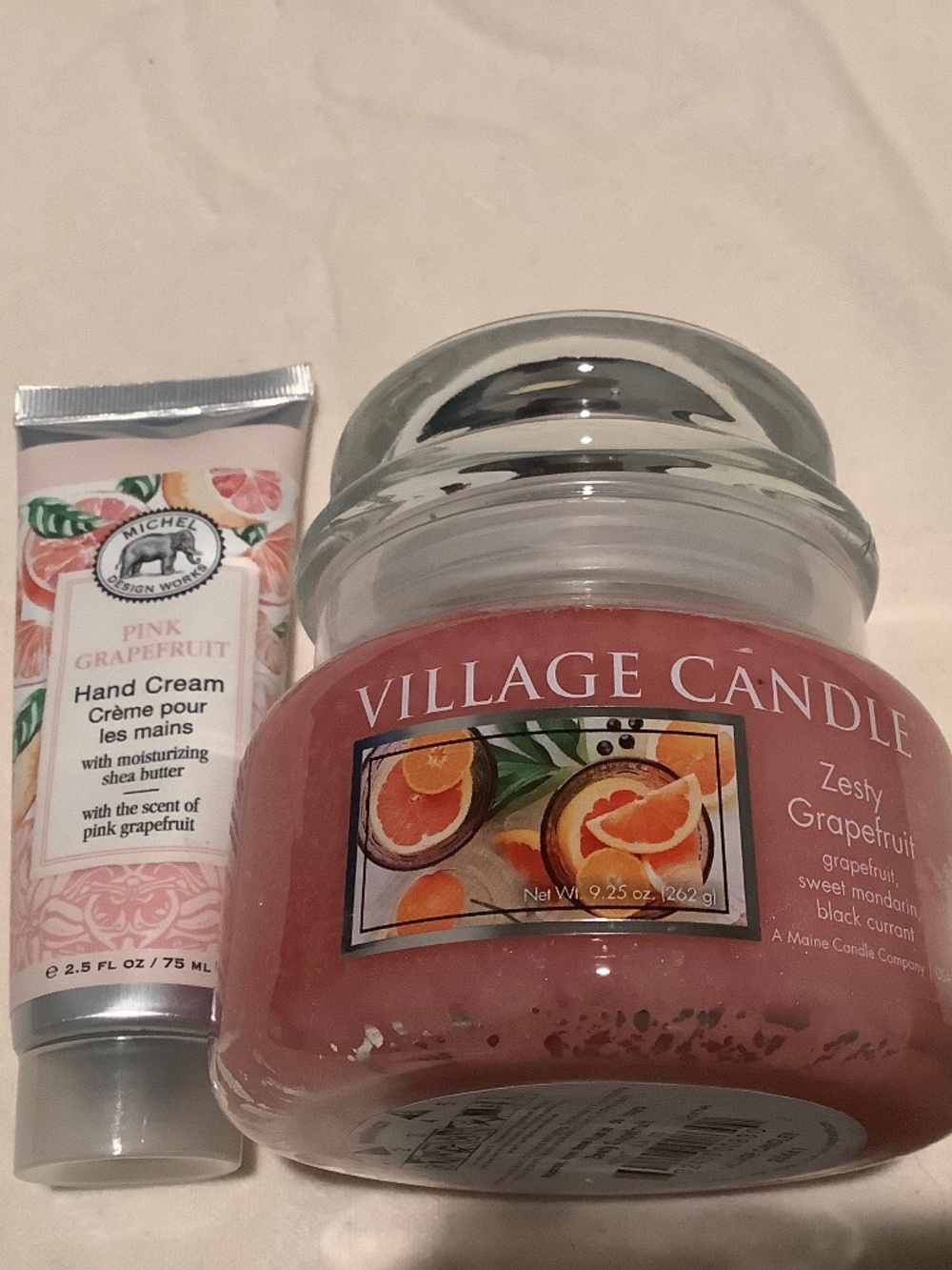 Village Candle & Michel Design Works Hand Cream -NWT